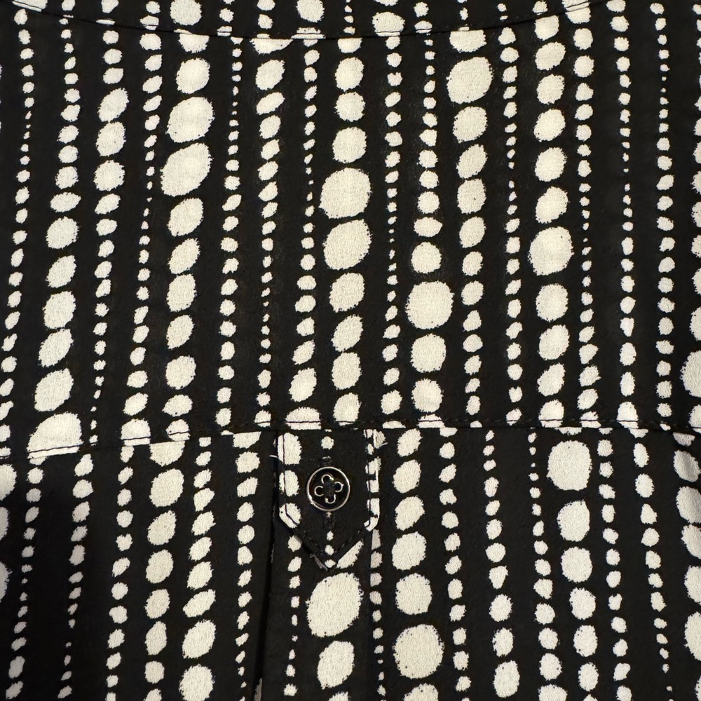 NWT  Zac & Rachel Black and White Blouse   XLARGE   #1 - Picture 7 of 11